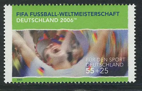 2325 Sporthilfe 55+25 C Fußball-WM Torjubel **