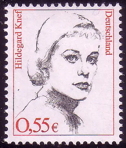 2296 Frauen 0,55 Euro Hildegard Knef **