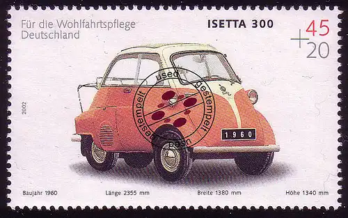 2289 Wohlfahrt Oldtimer 45+20 C BMW Isetta 300 O