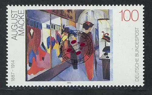 1618 Deutsche Malerei 100 Pf Macke O