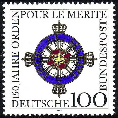 1613 Pour le mérite O gestempelt