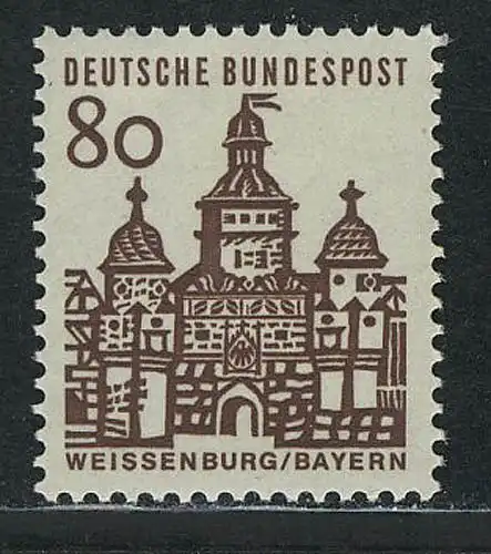 461 Bauwerke 80 Pf Ellinger Tor ** postfrisch