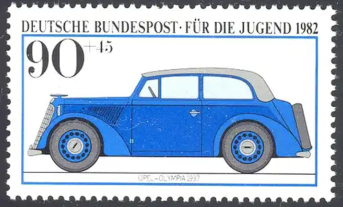 1126 Jugend Kraftfahrzeuge 90+45 Pf **