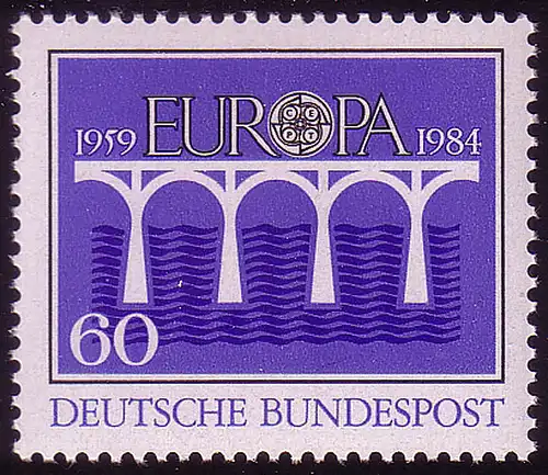 1210 Europa Post- und Fernmeldewesen 60 Pf **