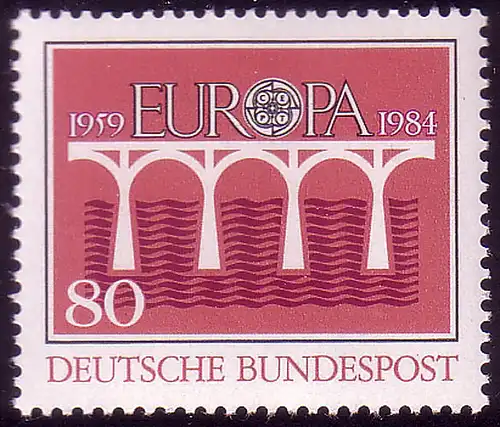 1211 Europa Post- und Fernmeldewesen 80 Pf **