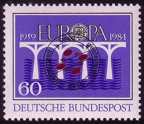 1210 Europa Post- und Fernmeldewesen 60 Pf O