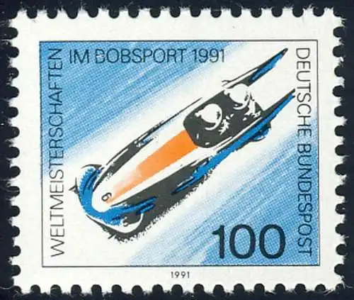 1496 Bobsport aus Block ** postfrisch