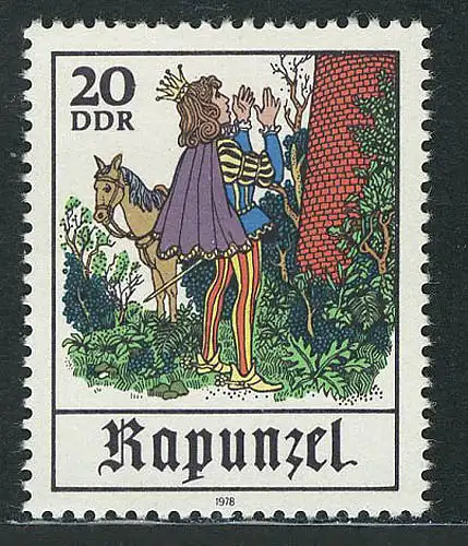 2384 Fêtes - Rapunzel 20 Pf **