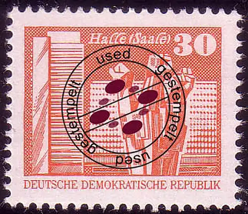 2588 Aufbau in der DDR Kleinformat 30 Pf O