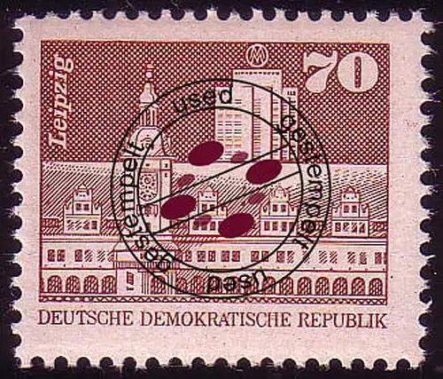 2602 Aufbau in der DDR Kleinformat 70 Pf O