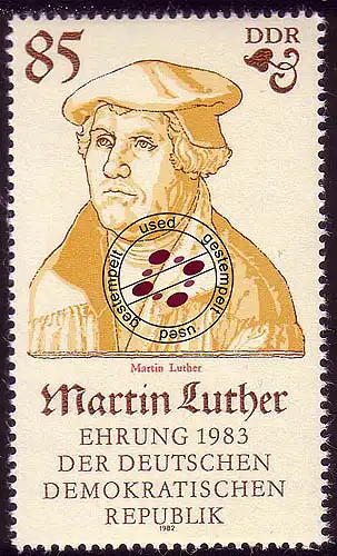 2757 Martin Luther 85 Pf Reformator O