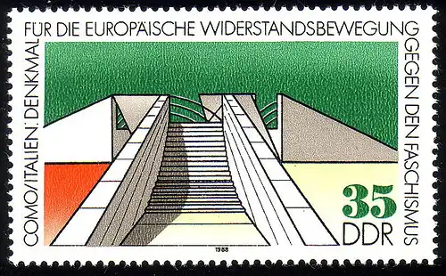 3196 Mahn- und Gedenkstätten 1988 35 Pf **