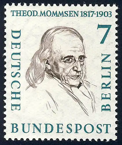 163 Männer der Geschichte 7 Pf Theodor Mommsen **