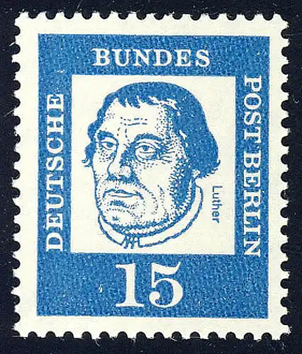 203 Bedeutende Deutsche 15 Pf Martin Luther **