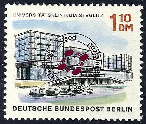 265 Das neue Berlin 1,10 DM Universitätsklinikum O