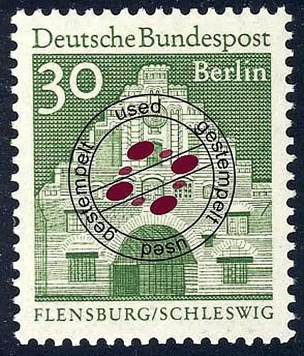 274 Deutsche Bauwerke 30 Pf Nordentor grün O