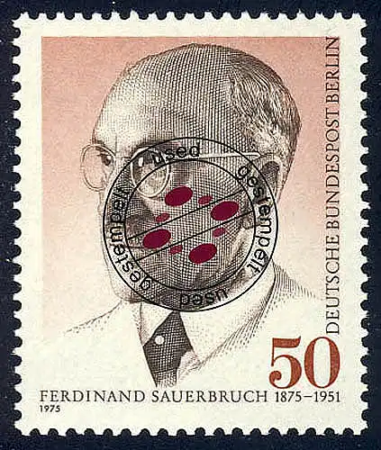 492 Ferdinand Sauerbruch O gestempelt