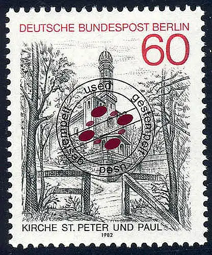 686 Ansichten 60 Pf St. Peter und Paul O