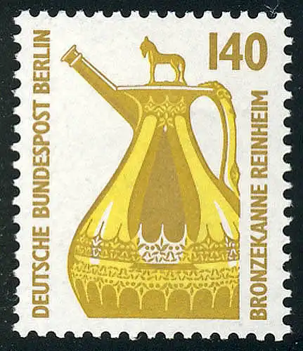 832 Sehenswürdigkeiten 140 Pf Bronzekanne **