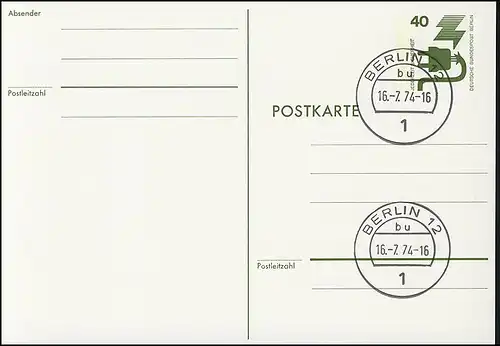 P 95 - Unfall 40 Pf VS-O Berlin