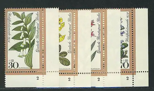 573-576 Wofa Waldblumen 1978, FN2 Satz **