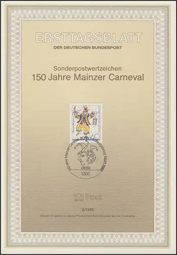 ETB 02/1988 Mainzer Karneval