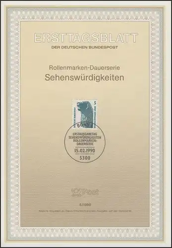 ETB 05/1990 Sehenswürdigkeiten 5 Pf - Braunschweig