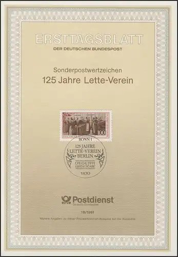 ETB 18/1991 Lette-Verein, Berlin