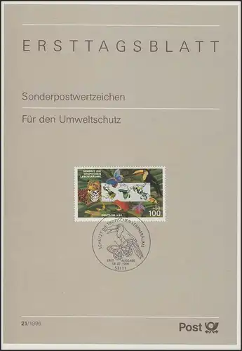 ETB 21/1996 - Umweltschutz, tropischer Lebensraum