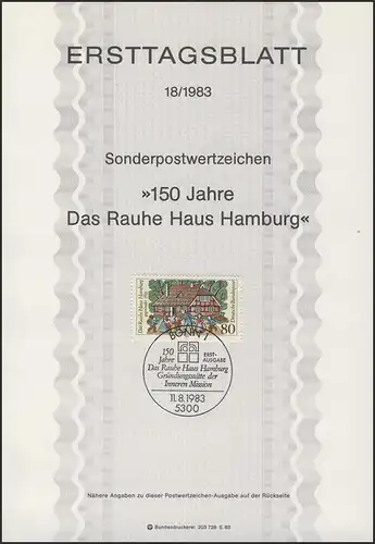 ETB 18/1983 Hamburg, Das Rauhe Haus