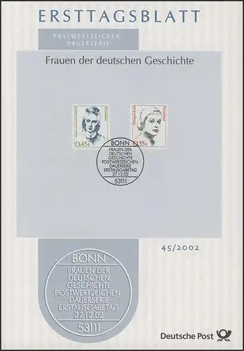 ETB 45/2002 - Frauen - von Droste-Hülshoff, Hildegard Knef