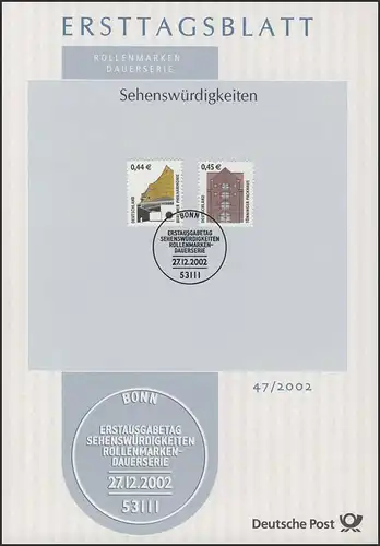 ETB 47/2002 - SWK: Berliner Philharmonie, Tönninger Packhaus