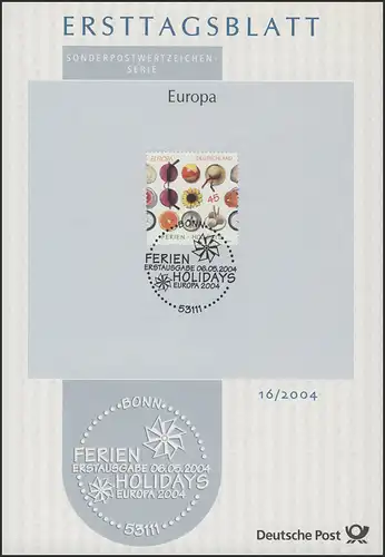 ETB 16/2004 - Europa, Ferien