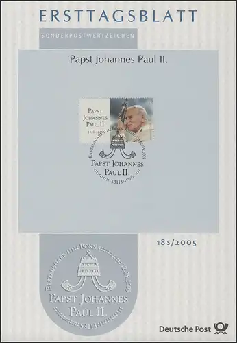 ETB 18s/2005 Papst Johannes Paul II