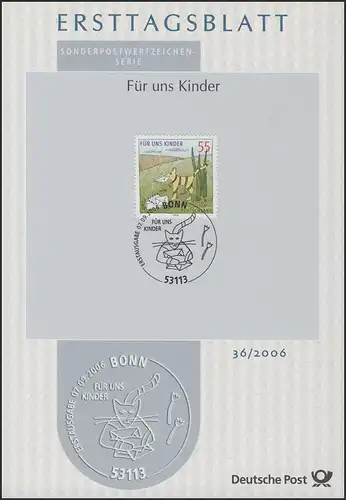 ETB 36/2006 Kinder, Kater als Postbote