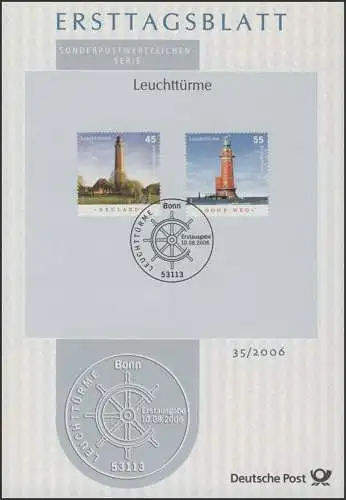 ETB 35/2006 Leuchttürme, Neuland, Hohe Weg