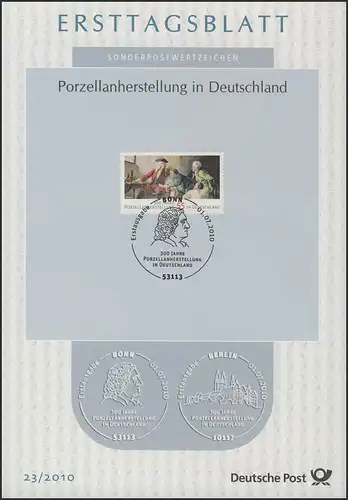 ETB 23/2010 Porzellanherstellung, Gemälde Paul Kießling