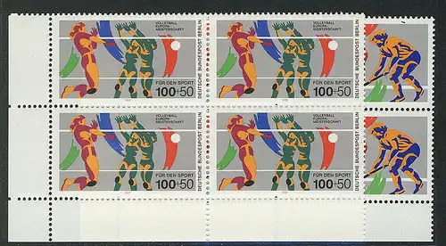 836-837 Sporthilfe 1989, E-Vbl u.l. Satz **