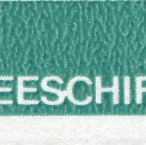 2712 Hochseeschiffe 20 Pf mit PLF verbundenes SC, Feld 28, postfrisch **