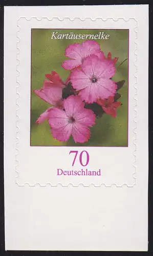 2716II Blume 70 C 2010 SELBSTKLEBEND aus Folienblatt 8, **