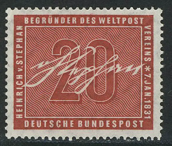 227 Heinrich von Stephan ** postfrisch