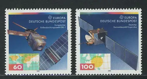 1526-1527 L'Europe Espace 1991, série "frais de port"