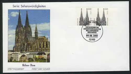 2206 SWK Kölner Dom 440/2,25, Paar FDC Berlin