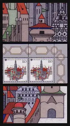 1965II+III Nördlingen im Rand-Vbl. mit beiden PLF, **