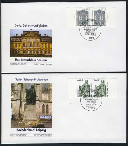 2374-2375 SWK 0,25/0,40 Euro, Paare FDC ESSt Berlin