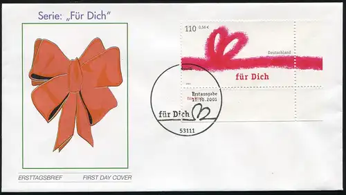 2223 Marque de voeux FDC Bonn.