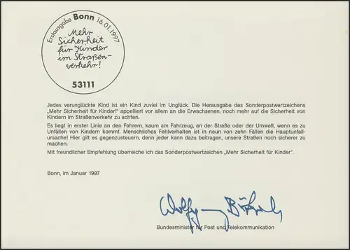 MinKa 03/1997 Sicherheit der Kinder im Straßenverkehr