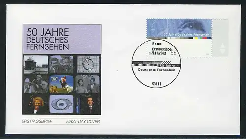 2288 Deutsches Fernsehen FDC Bonn 