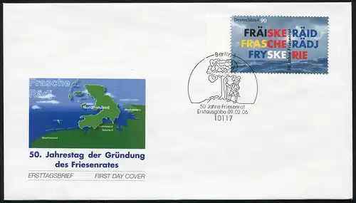 2523 Friesenrat FDC Berlin