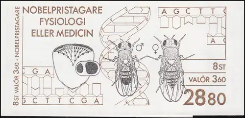 Markenheftchen 145 Nobelpreisträger, **